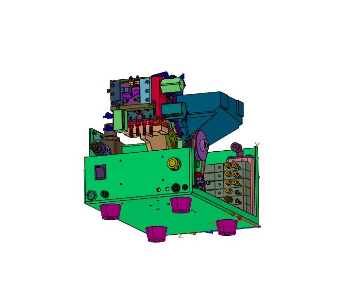 一出四吹气式自动螺钉排列机
