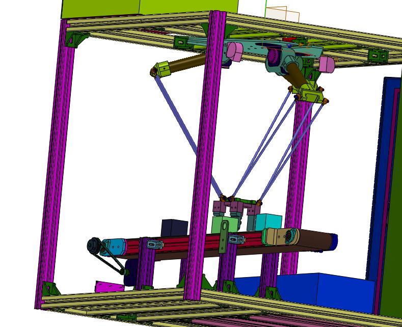 运动控制Delta机器人动态抓取系统
