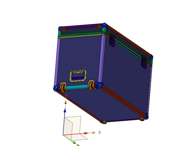 长方形户外车用后备箱工具箱货车定制