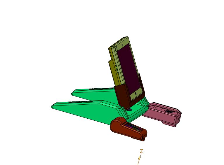 政务自助服务键盘读卡工位操作台终端机
