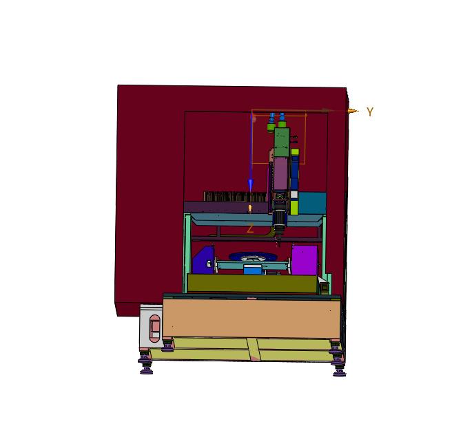 自制六轴车铣雕一体微型CNC