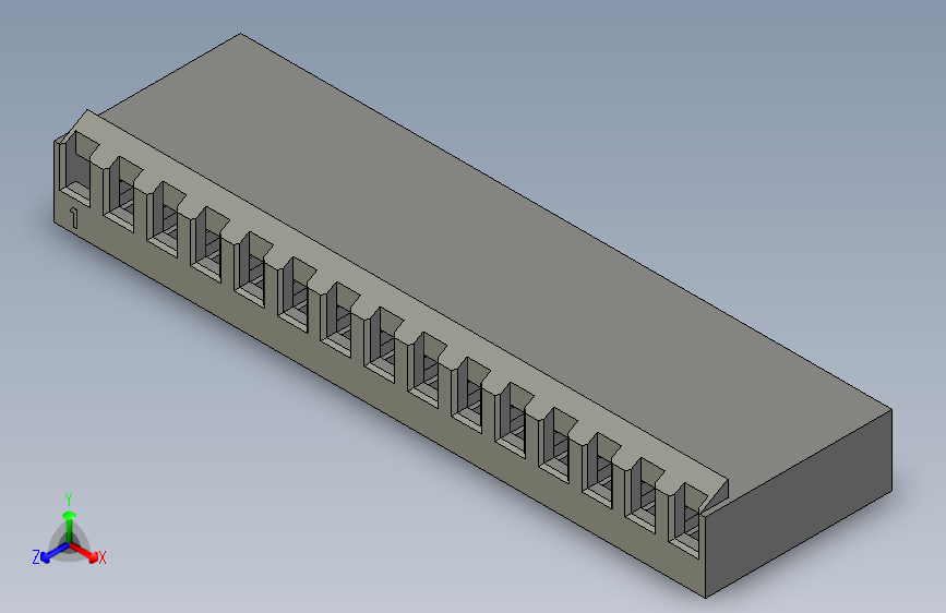 线对板连接器-009931500_stp