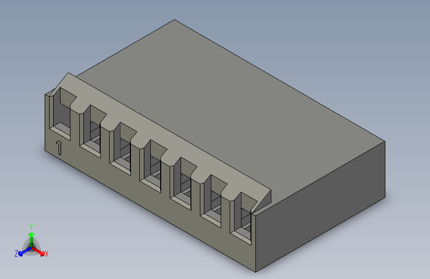 线对板连接器-009930700_stp