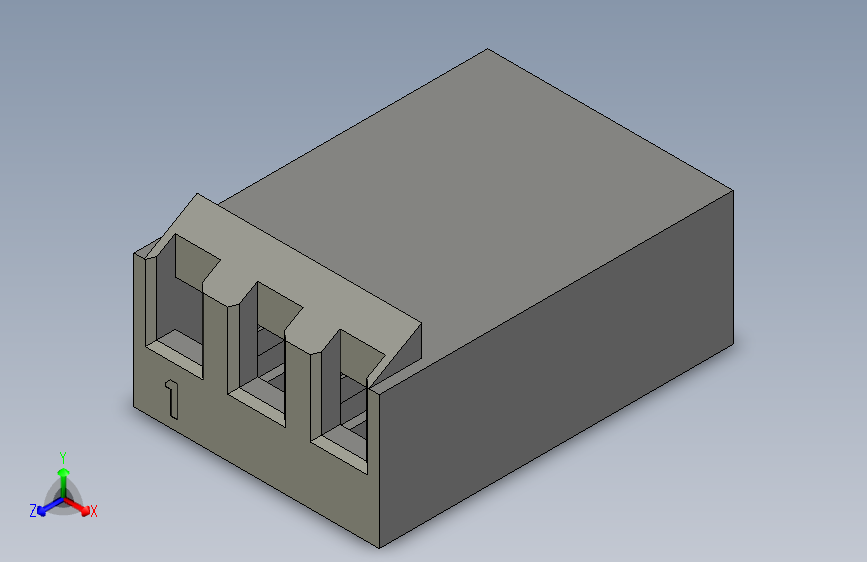线对板连接器-009930300_stp