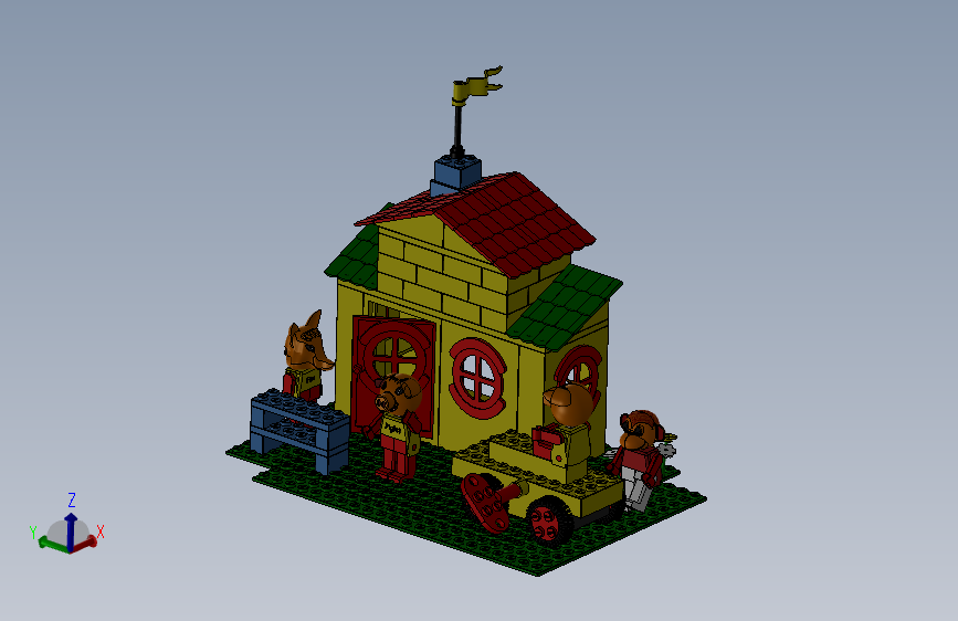LEGO Fabuland 3667 面包店