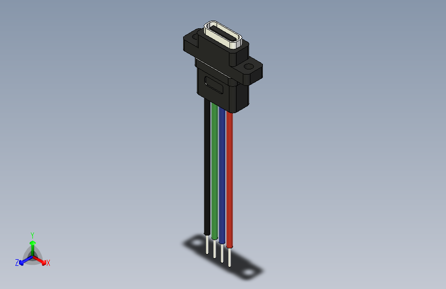 4线母USB型连接器