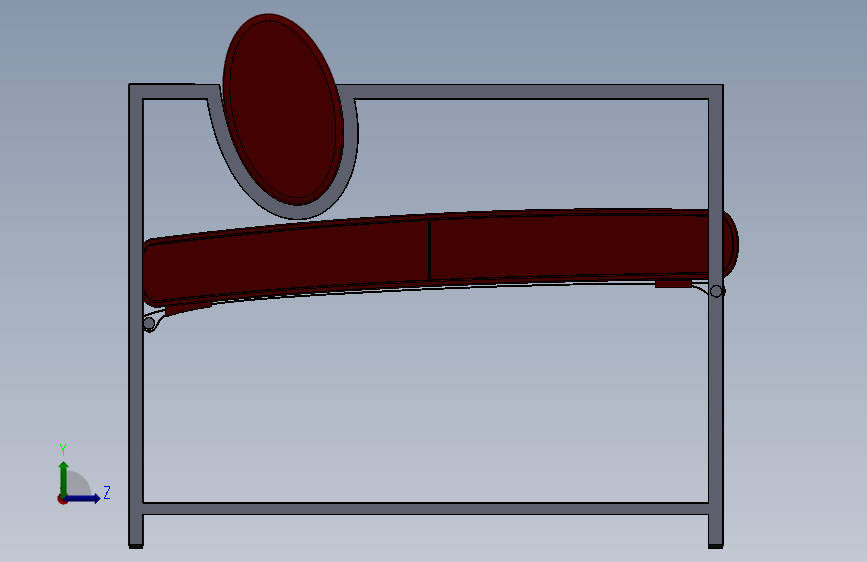 扶手椅子2 左侧视图