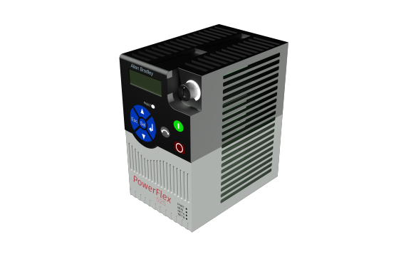 PowerFlex 525交流驱动器的3D模型