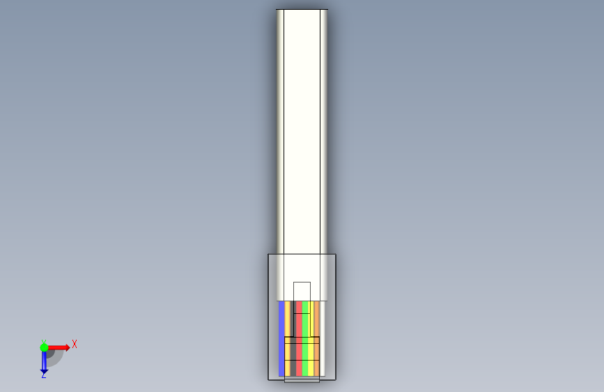RJ45插头_Inventor ipt_模型图纸下载 – 懒石网
