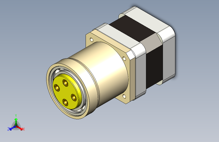 非常紧凑的3D打印行星齿轮箱