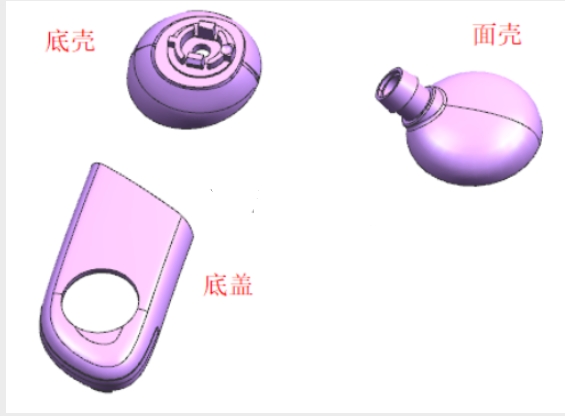 蓝牙耳机模具三维SW2016无参