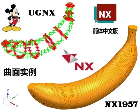 逆向香蕉造型