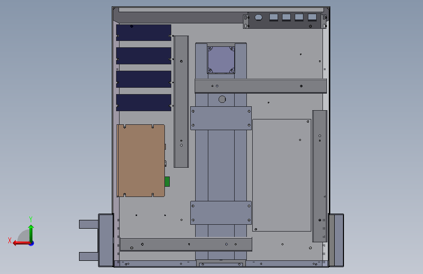 W331点胶机_SOLIDWORKS 2018_模型图纸下载 – 懒石网