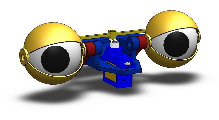 eye-mechanism人眼睛仿生机构3D图纸 STEP格式