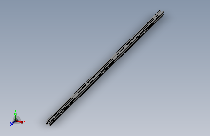 工业铝型材20 x 20 x R1.5