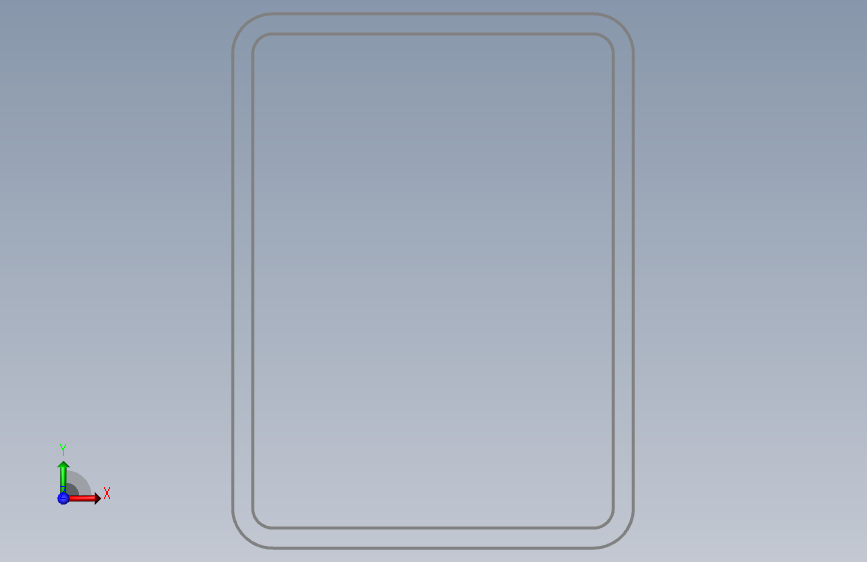 结构用冷弯空心矩钢80×60×3. 正面视图