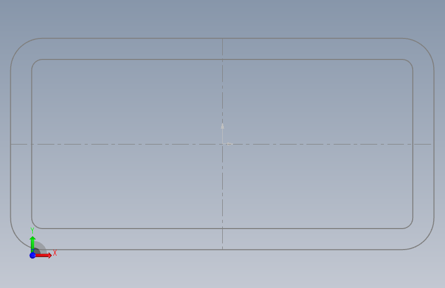 冷弯空心方管TSR 160x80x8x26.81. 正面视图