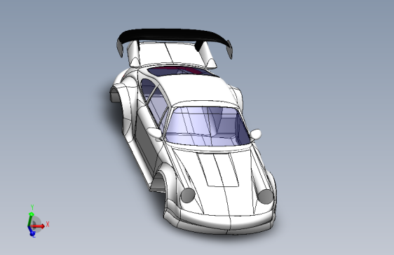 保时捷RWB 911 Turbo车架