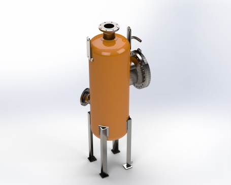 这种类型的气体洗涤器设计用于分离产生的气体一级分离中仍然含有的液体颗粒，因为这种工具通常放置在分离器之后，或脱水器、萃取装置或压缩机之前，以防止液体进入设备。气体洗涤器通常包括两种类型，即卧式和立式。对于两相流体(即水和气体)的分离，使用立式气体洗涤器