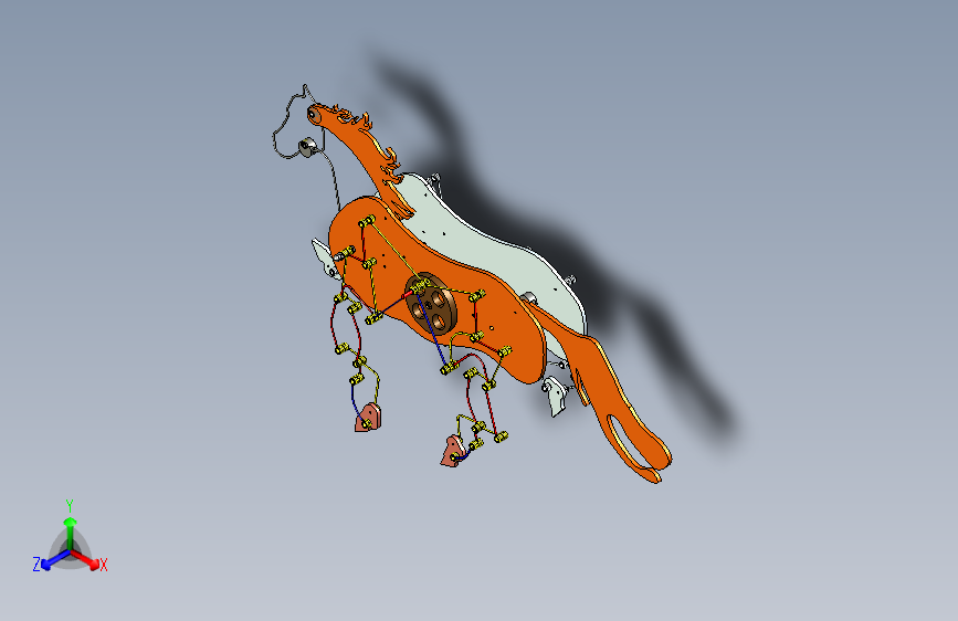 Mechanical horse金属丝机械马