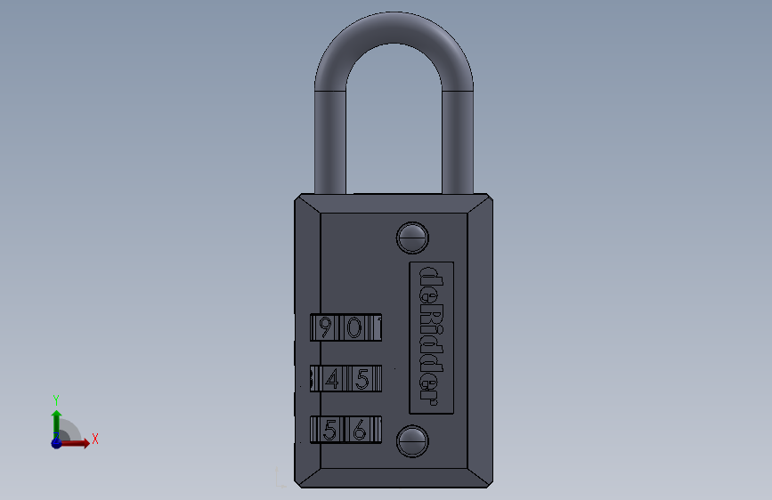 combination lock密码挂锁