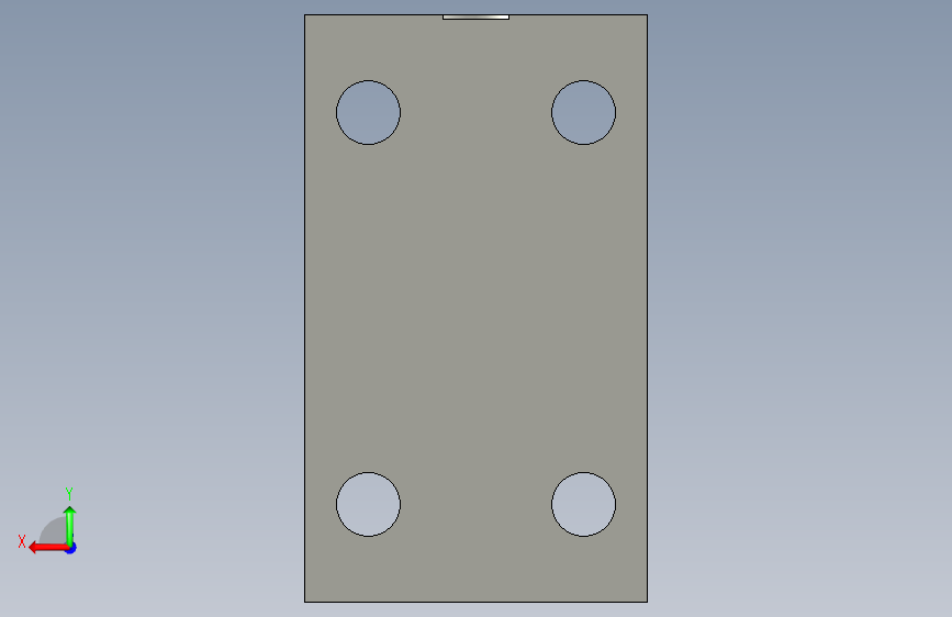 AHP方形液压缸-BZ 500.16_10.01.201.016 (DH=0) 背面视图