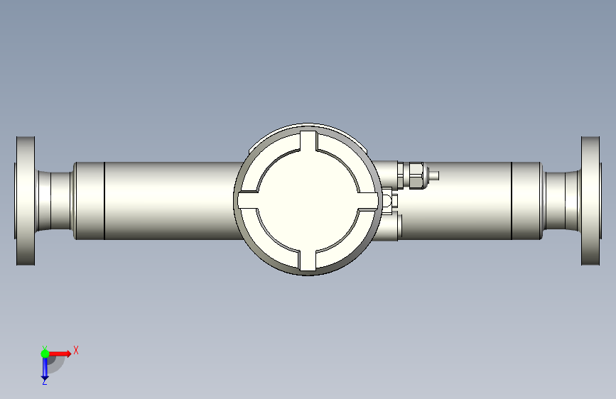 ABB流量测量计-FCB150_INCH.Y0.Y0.025R0.D4.A1.C.3.B1.M2.C 俯视图