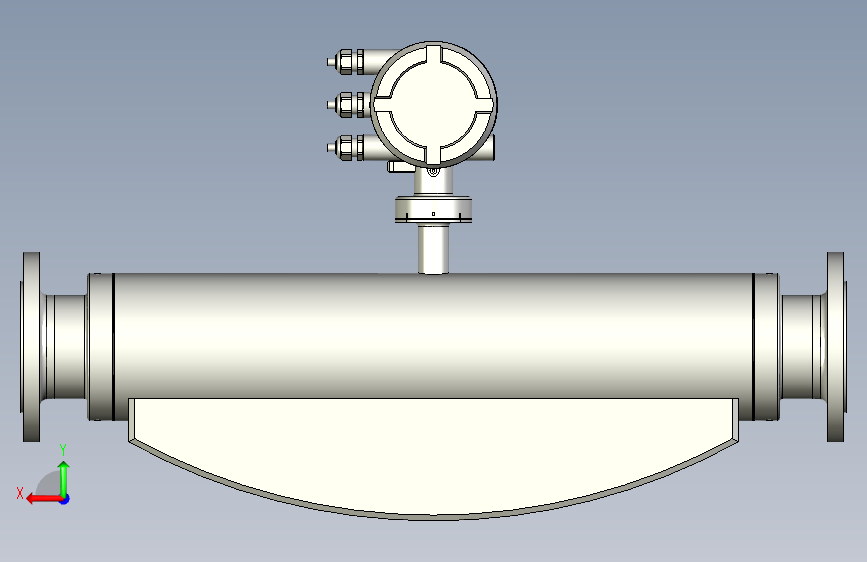ABB流量测量计-FCB450.Y0.Y0.080R0.D2.A1.C.3.D1.G0.A 背面视图