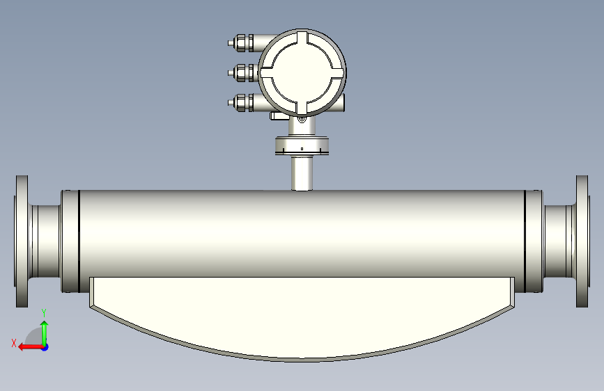 ABB流量测量计-FCB450_INCH.Y0.Y0.080R0.D2.A1.C.3.D1.G0.A 背面视图
