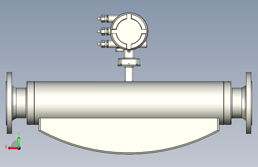 ABB流量测量计-FCB450_INCH.Y0.Y0.080R1.D2.A1.C.3.D1.G0.A 背面视图