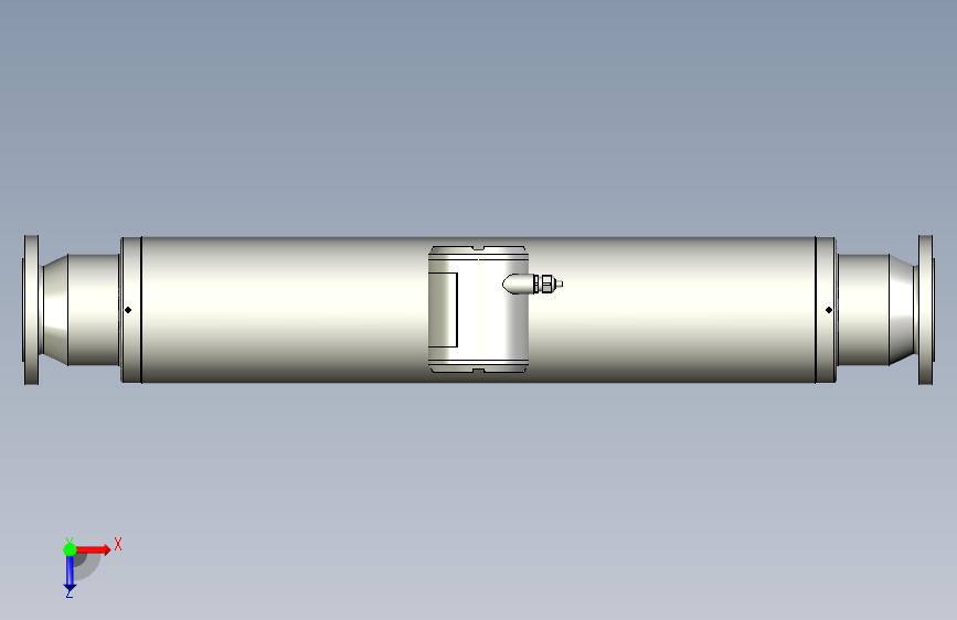 ABB流量测量计-FCB450_INCH.Y0.Y0.100E1.D2.A1.C.3.D1.G0.A 俯视图