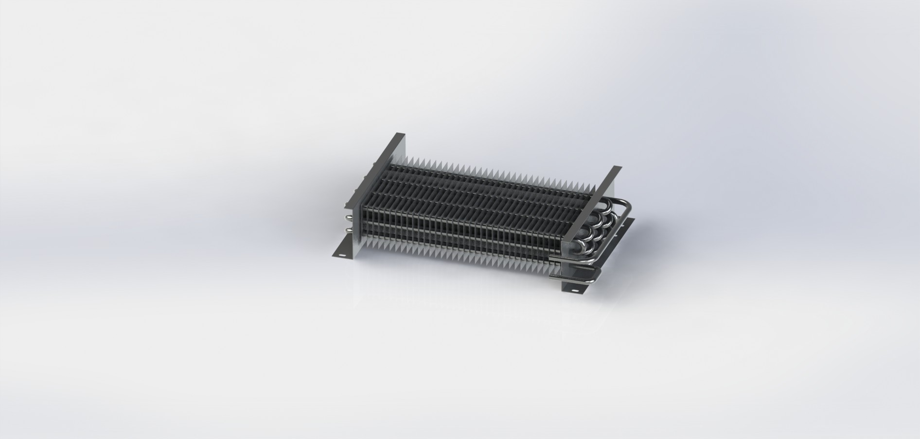 蒸发器（3x8x300）三维SW模型