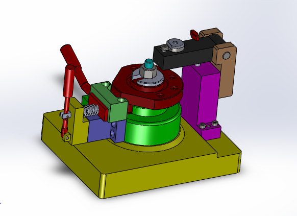 曲柄板工艺规程及夹具设计（立轴回转分度钻床夹具）