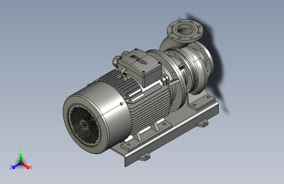 南方泵 NIS125-100-200-37-00装配体