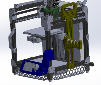 Voron v0.1带手柄的可折叠线轴架