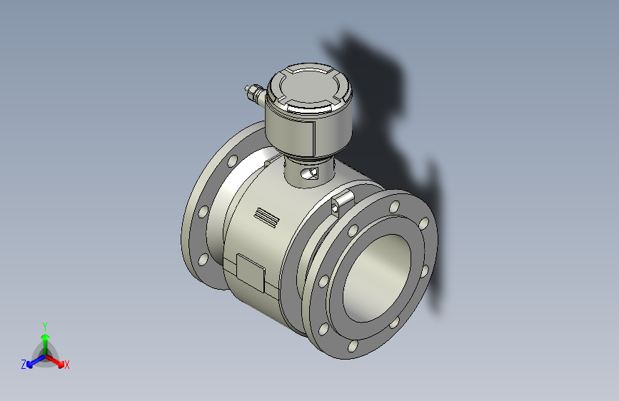 ABB流量测量计-FEP632.Y0.P1.0150.D2.R2.B.1.D.0.A.70.Y.0.Y0.A-CRA_STEP_模型图纸下载 ...