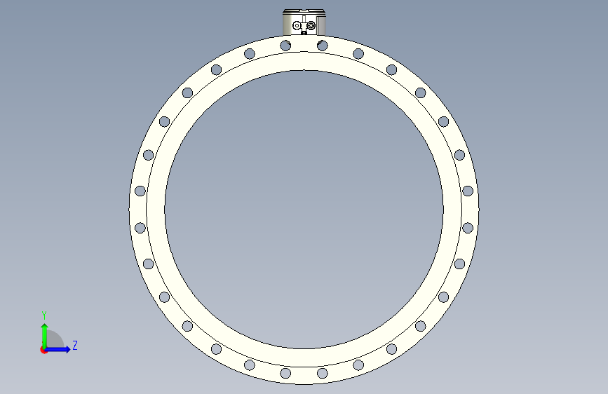 ABB流量测量计-FEP632.Y0.P1.0900.D1.R2.B.1.D.0.A.70.Y.0.Y0.A-CRA 左侧视图