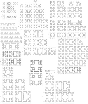 大量铝型材可供选择