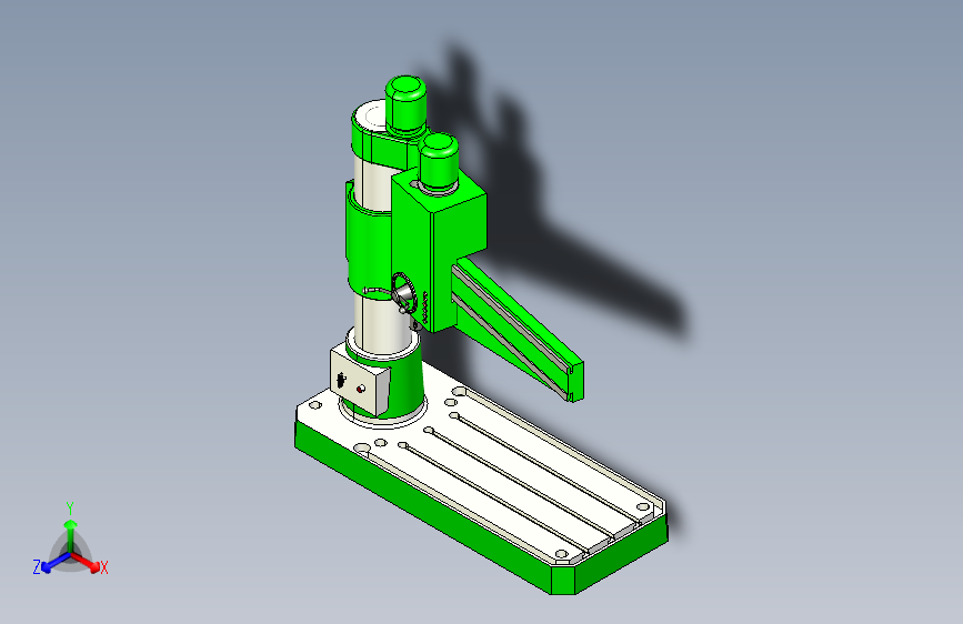 摇臂钻的结构设计以及受力分析（ansys）