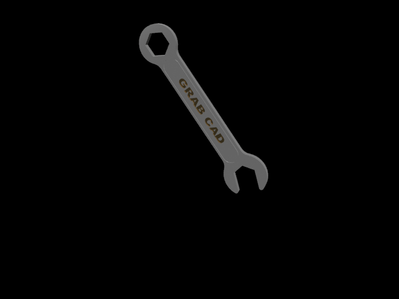 扳手_SOLIDWORKS 2011_模型图纸下载 懒石网