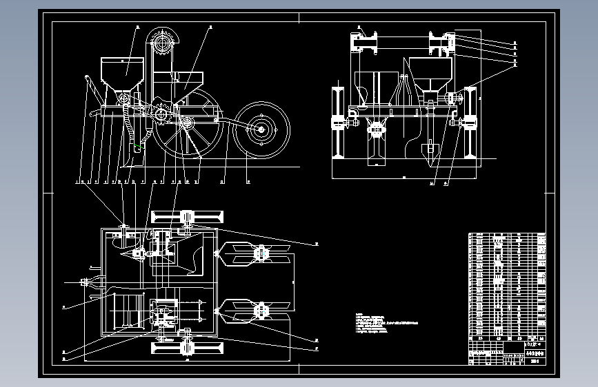 马铃薯播种机CAD+说明书