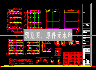 SCR反应器CAD图纸若干