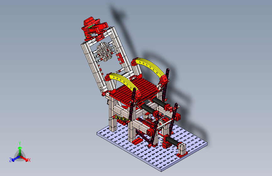 玩具搭建的椅子