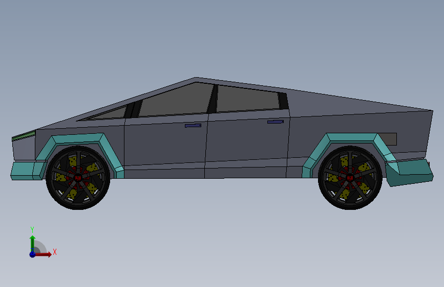 车、汽车、玩具车、汽车模型tesla-cybertruck-m-1.snapshot.2 (1)_SOLIDWORKS 2016_模型图纸下载 ...