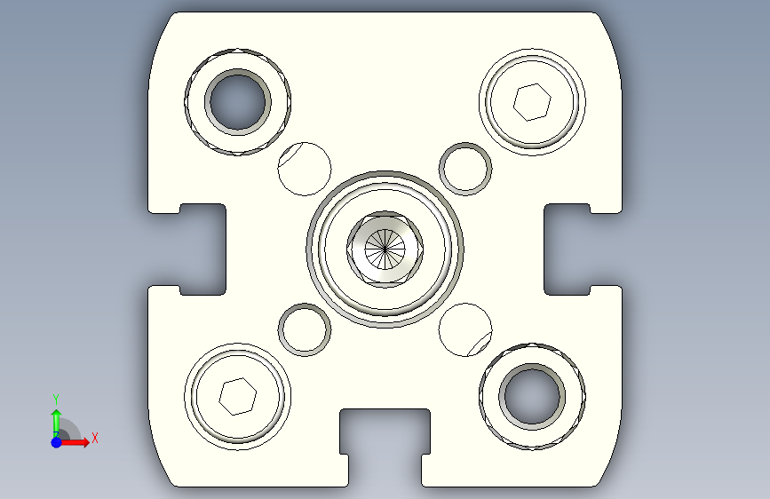 Festo-紧凑型气缸554226 ADNGF-20-40-P-A---(0) 正面视图