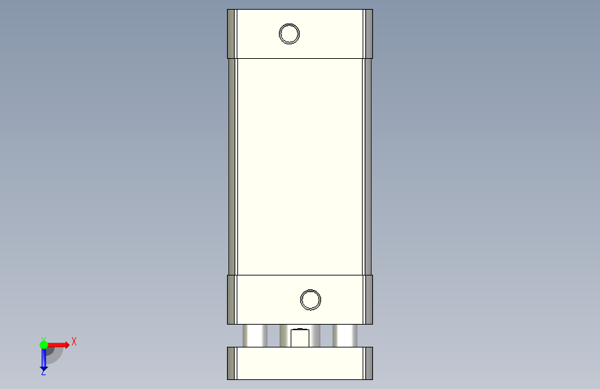Festo-紧凑型气缸554226 ADNGF-20-40-P-A---(0) 俯视图
