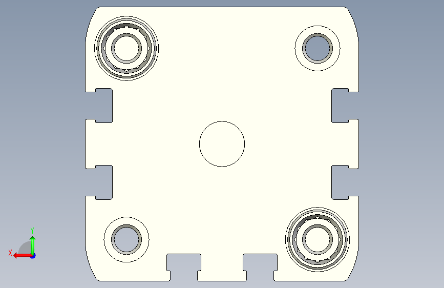 Festo-紧凑型气缸554252 ADNGF-40-25-P-A---(0) 背面视图