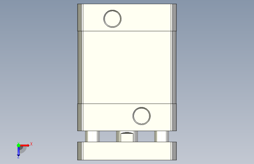 Festo-紧凑型气缸554252 ADNGF-40-25-P-A---(0) 俯视图