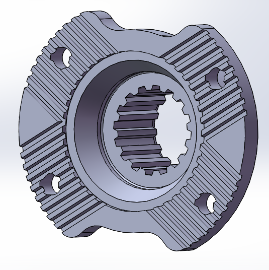 缓速器用不同规格汽车端面齿法兰