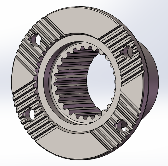 缓速器用不同规格汽车端面齿法兰